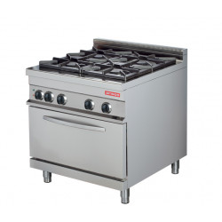 Arisco Gr E Gas Stove With Burners And Gn Electric Oven Series