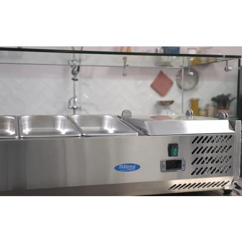MAXIMA countertop refrigerated display 3xGN1/3 - 95cm