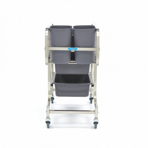 MAXIMA stainless steel trolley