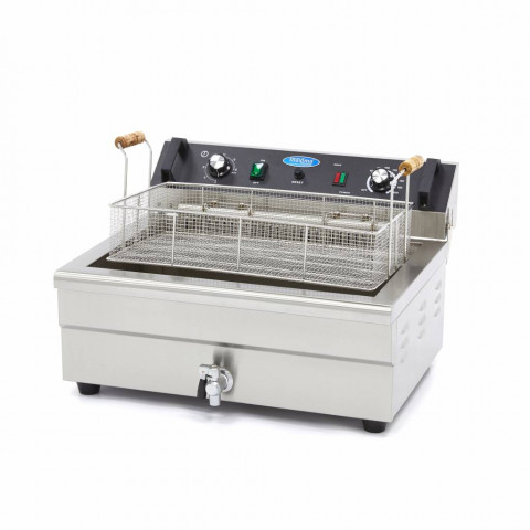 MAXIMA 20 liters electric fryer with drain tap