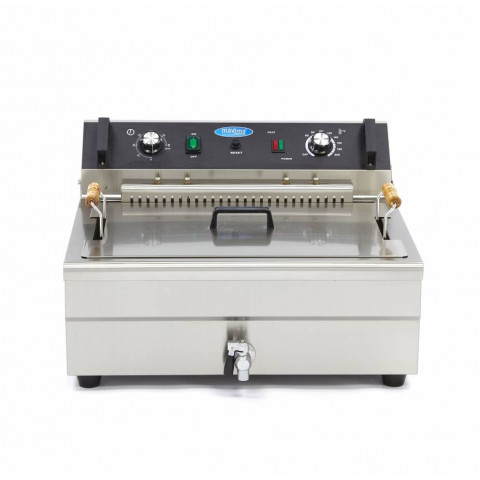 MAXIMA 20 liters electric fryer with drain tap