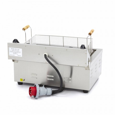 MAXIMA 20 liters electric fryer with drain tap