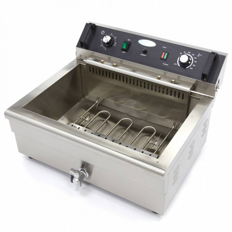 MAXIMA 20 liters electric fryer with drain tap