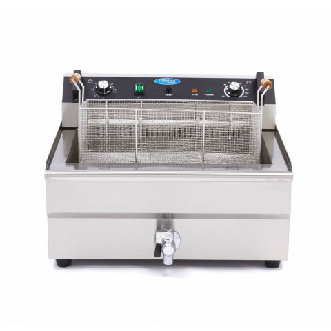 MAXIMA 30 liters electric fryer with drain tap