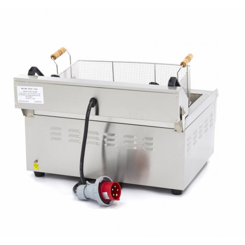 MAXIMA 30 liters electric fryer with drain tap