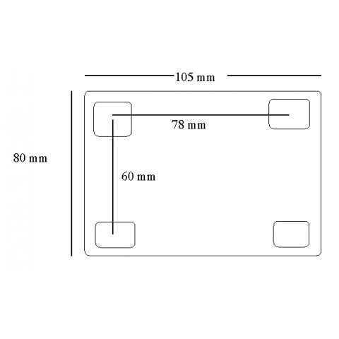 Optional wheel set for GAMMO refrigerators