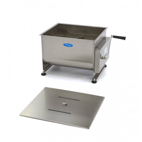 MAXIMA 40 liters manual meat mixer double axle
