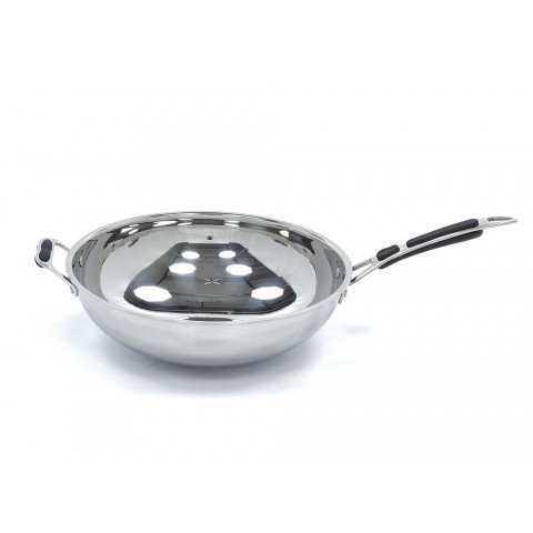 MAXIMA Stainless Steel Induction Wok Pan 36cm