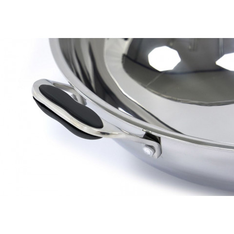 MAXIMA Stainless Steel Induction Wok Pan 36cm