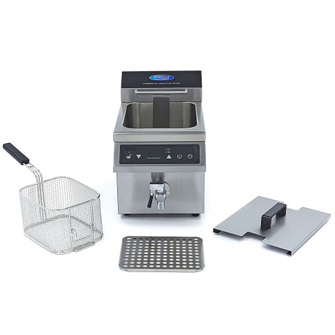 MAXIMA 8 liters induction fryer with drain tap