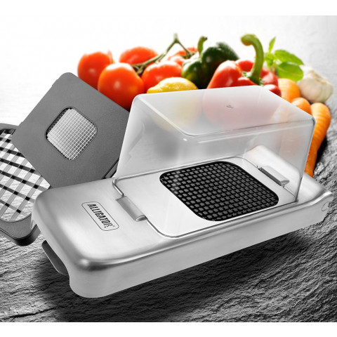 ALLIGATOR onion and garlic chopper with container - Stainless steel