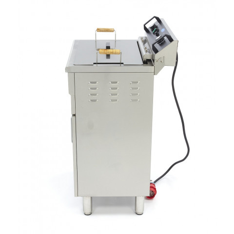 MAXIMA 30 liters fryer with drain tap and cupboard