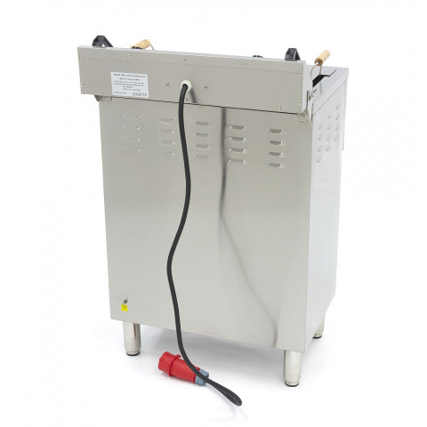 MAXIMA 30 liters fryer with drain tap and cupboard