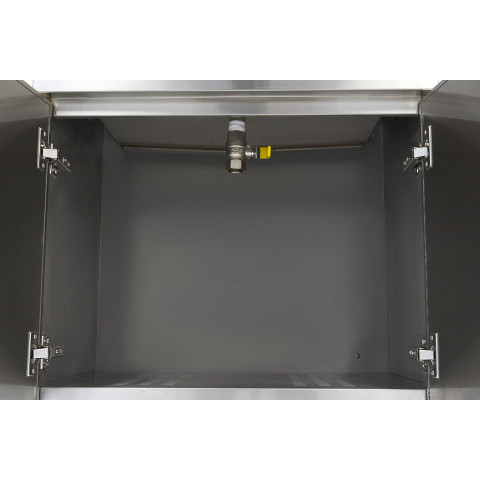 MAXIMA 30 liters fryer with drain tap and cupboard