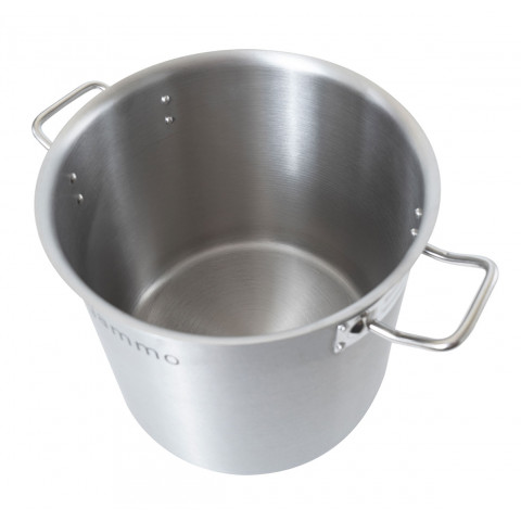 GAMMO stock pot with Lid 12 liters 25x25cm