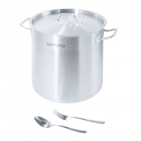GAMMO stock pot with Lid 25 liters 32x32cm