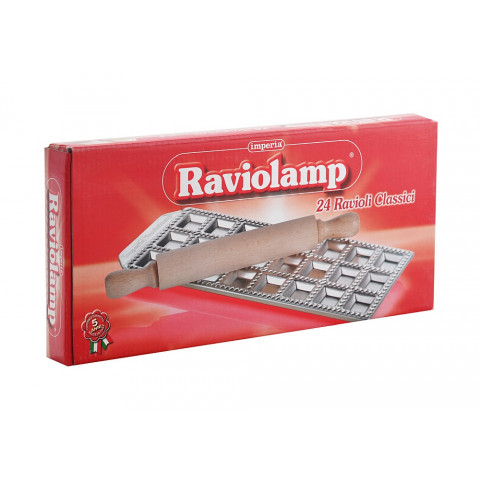 IMPERIA Ravioli classici ravioli mould with rolling pin - 24 sections