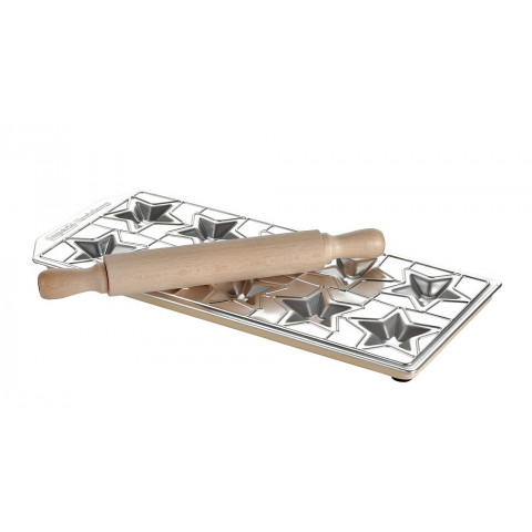 IMPERIA Tris Gli Speciali ravioli mould set with rolling pin