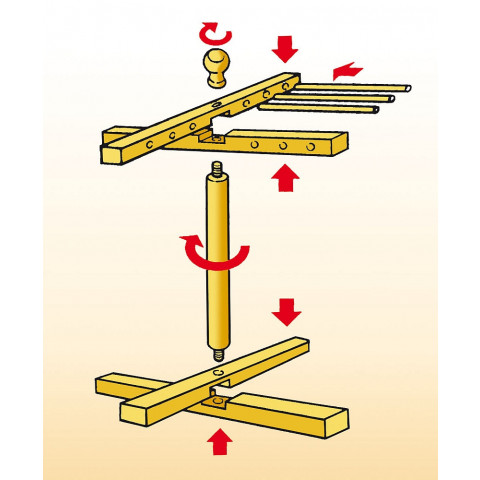 IMPERIA Stendipasta wood pasta drying rack