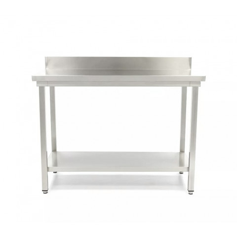 GAMMO stainless work table with backsplash 1600x600
