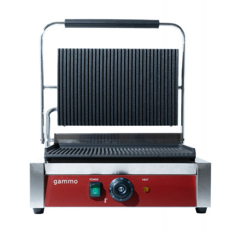 GAMMO Panini contact grill - ribbed