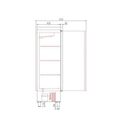 CORECO ASC-751 ager refrigerator for sausage and salami 505 liter