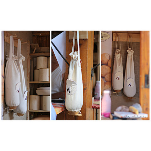 GAMMO grain bag made of linen with tap - 5 kg