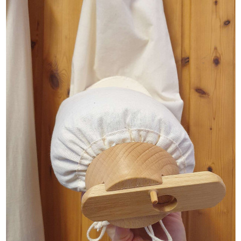 GAMMO grain bag made of linen with tap - 10 kg