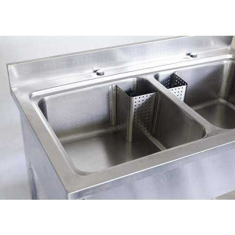 GAMMO double basin sink 50x50