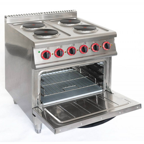 GAMMO electric cooker with 4 hotplates + static oven