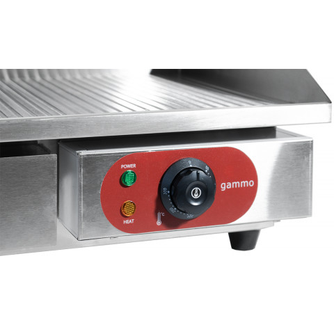 GAMMO electric table top grill - grooved 54cm