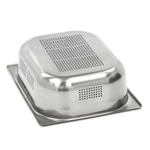 GAMMO GN 1/2 perforated container 100 mm deep