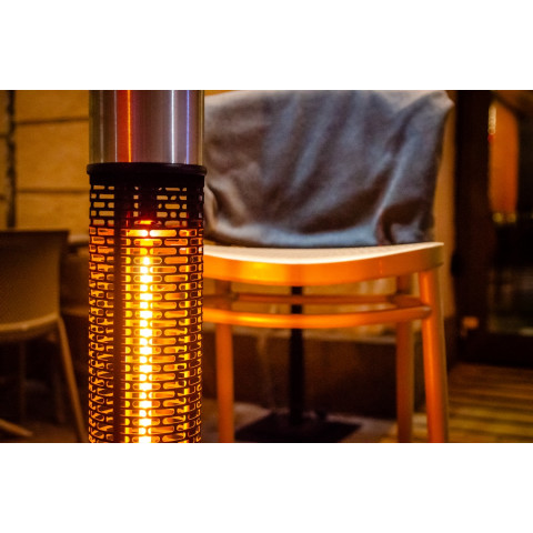 GAMMO outdoor heated table - 110cm high