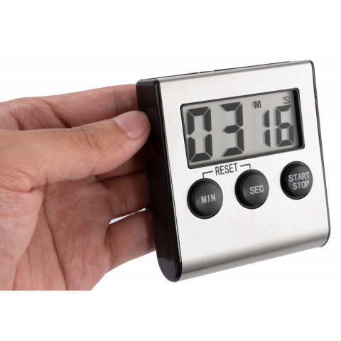 GAMMO digital kitchen timer - stainless steel