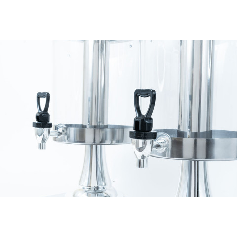 GAMMO coolable beverage dispenser with tap - 2x 8 liters DEMO