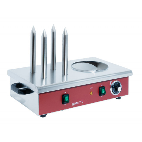 GAMMO Hot Dog cooker with 4 bun warmers DEMO1