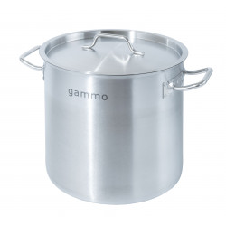 GAMMO stock pot with Lid 17 liters 28x28cm