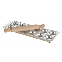 IMPERIA Ravioli giganti ravioli mould with rolling pin - 12 sections