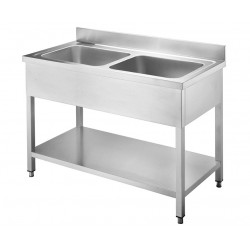 GAMMO double basin sink 50x50