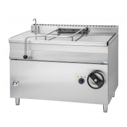 GASZTROMETÁL electric tilting bratt pan with stainless steel bottom - 120 liters
