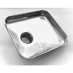 TRE SPADE stainless steel feed tray for meat mincer