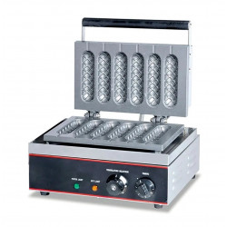 GAMMO waffle maker - Hot Dog form - 6 sticks