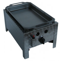 Roaster with steel pan - 1 burner gas