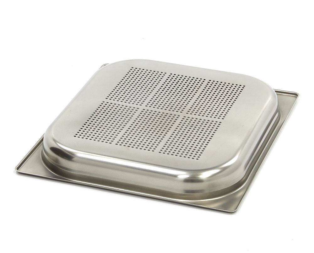 Maxima Gastronorm Bak 1/3 GN 10 cm Diep RVS Geperforeerd Bakken