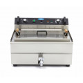 MAXIMA 30 liters electric fryer with drain tap