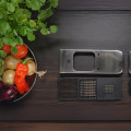 ALLIGATOR onion and garlic chopper with container - Stainless steel