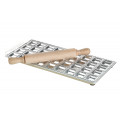 IMPERIA Ravioli classici ravioli mould with rolling pin - 36 sections