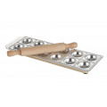 IMPERIA Ravioli giganti ravioli mould with rolling pin - 12 sections