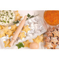 IMPERIA Ravioli stelline ravioli mould with rolling pin - 10 sections