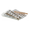 IMPERIA Tris Classici ravioli mould set with rolling pin